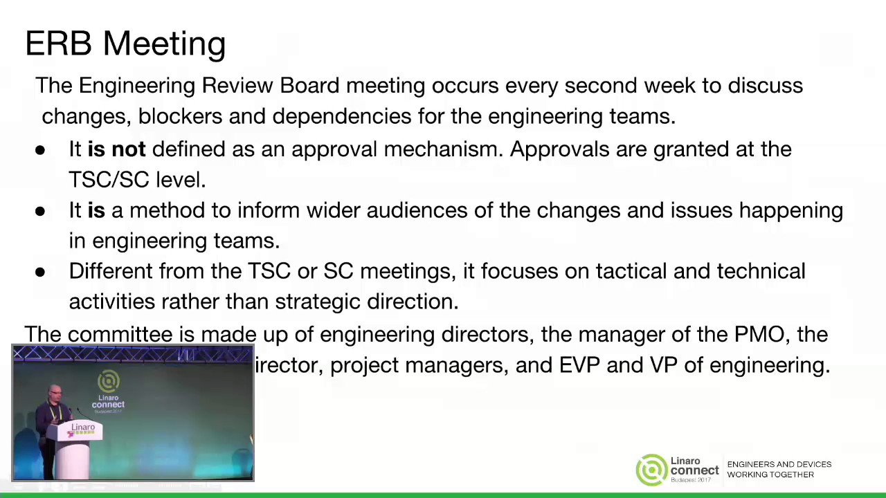 BUD17123 The Engineering Review Board (ERB) Process Linaro